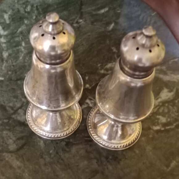 Sterling Silver Salt & Pepper Shakers - Picture 2 of 8